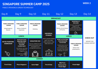 Summer Camp in Singapore